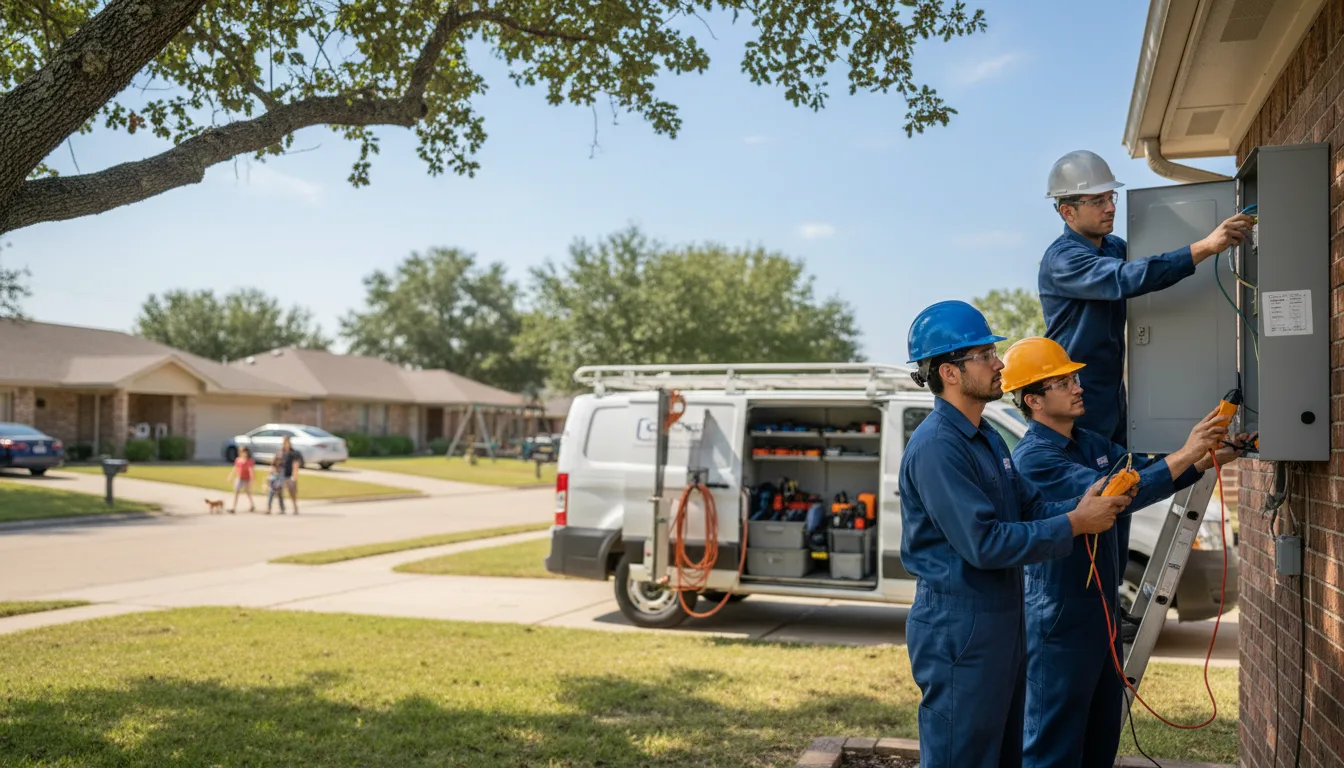 Certified electrician providing emergency electrical services in Cambridge, OH